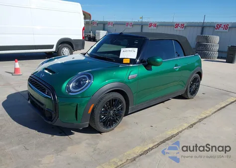 2024 Mini Convertible Cooper S z USA, uszkodzony, nr VIN WMW43DL02R3R34441